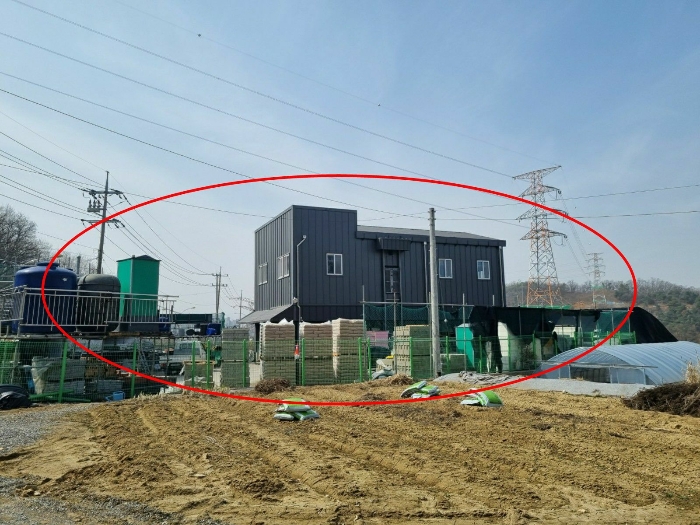 본건 북측에서 촬영