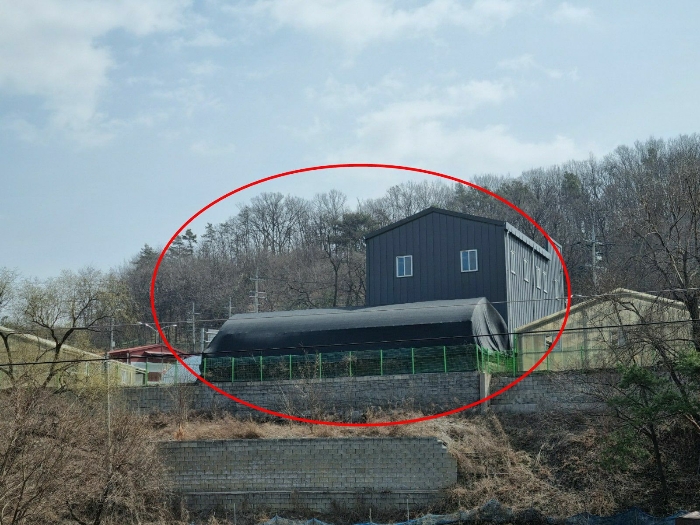 본건 서측에서 촬영