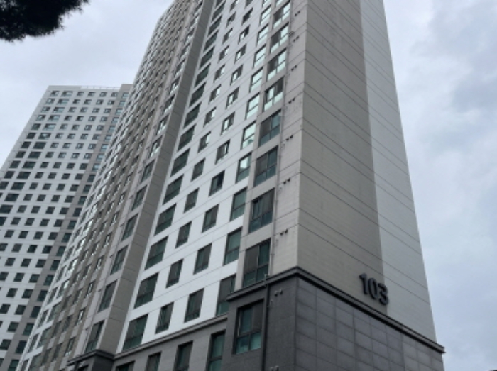 위례지웰푸르지오 103동 전경