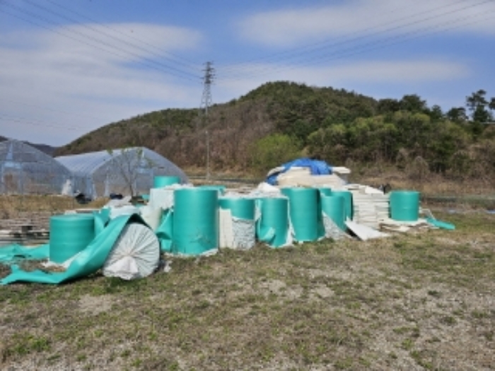 목적물 1 내 적치 폐기물 