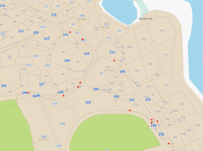 목록번호 67,68,69,70,72,73,75,76,77,78,79 약도