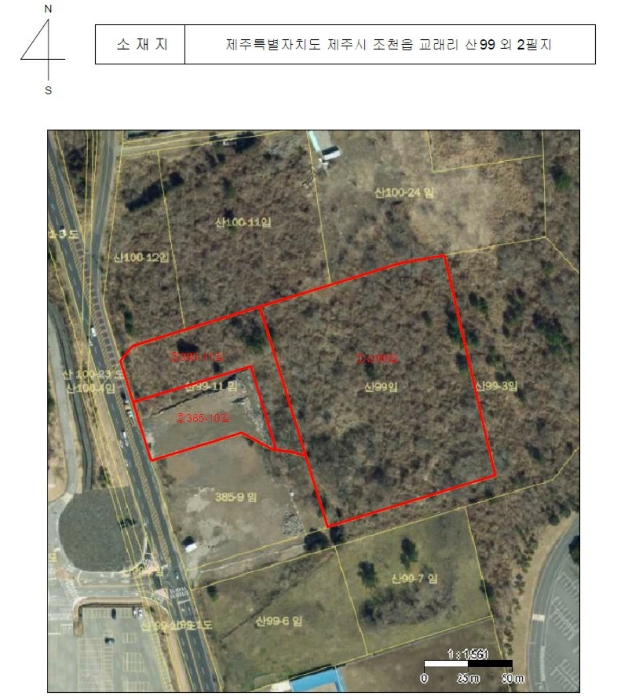 지적개황도(항공사진)