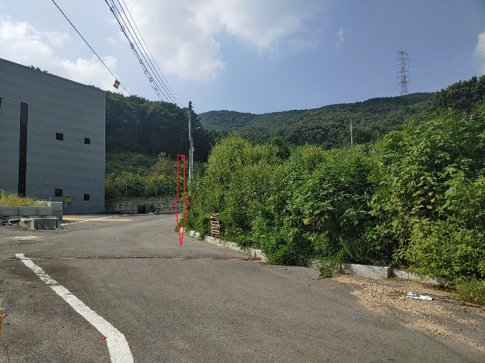 기호 6 토지 전경 - 남동측 촬영