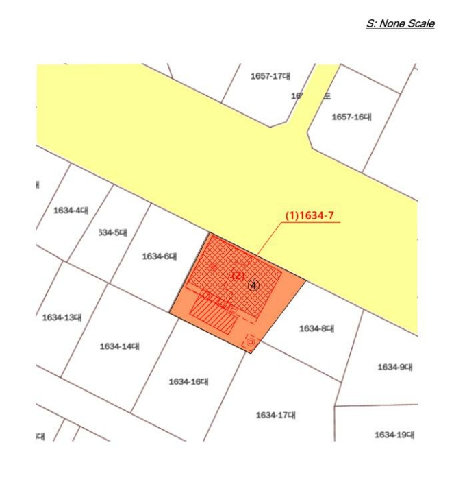 지적 및 건물개황도