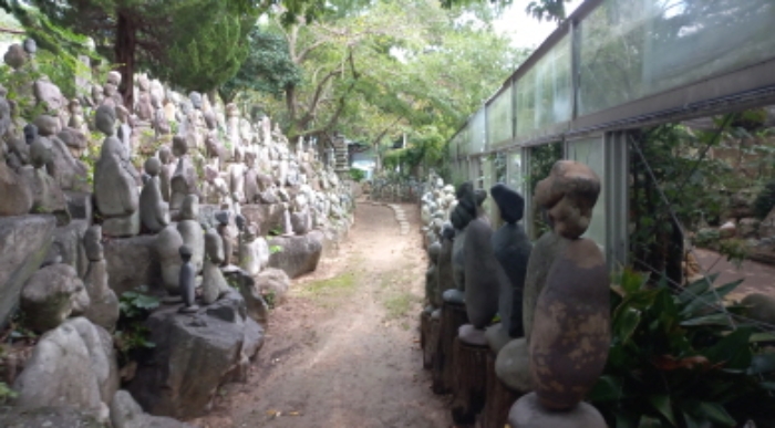 지상 소재 관상석등 (정원석,수석)