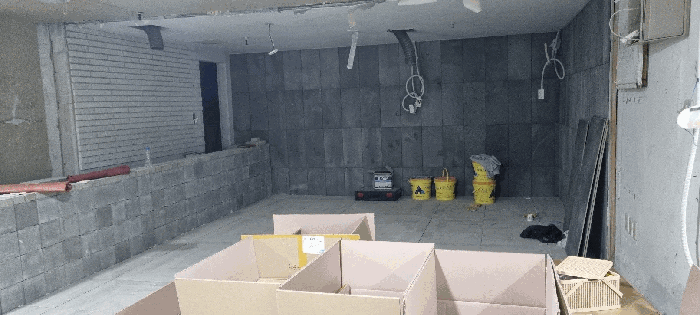 지하1층 근린생활시설부분(공사중단)