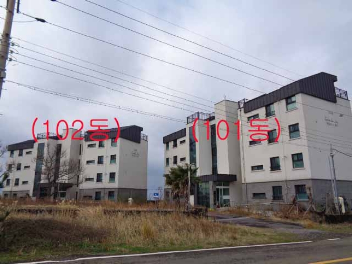 본 건(에끌라드 제주 101동, 102동) 전경