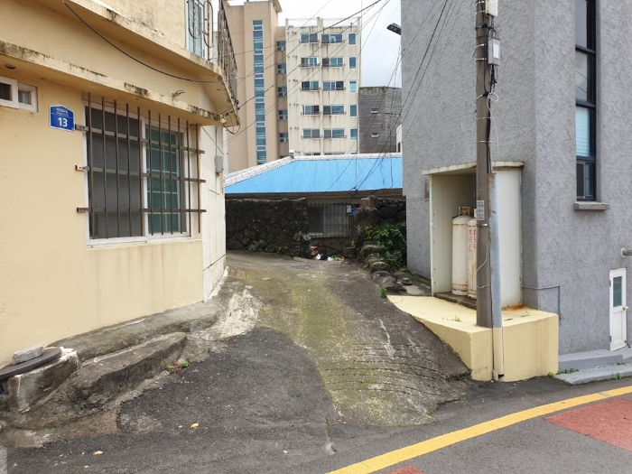 본건 동측에 접한도로 