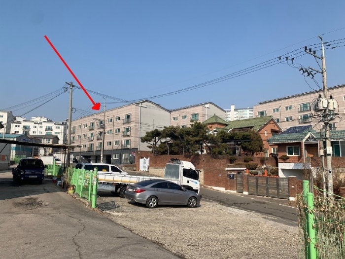 주위 전경 - 남동측에서 촬영