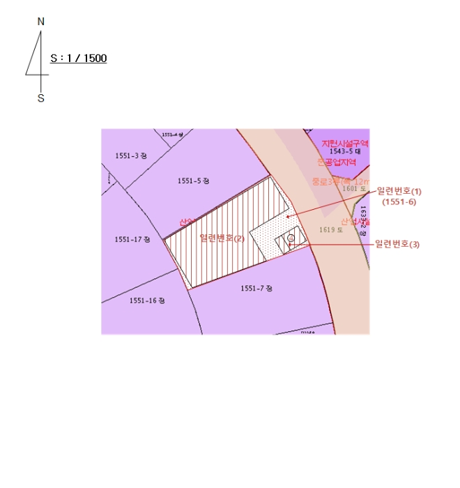 지적 및 건물개황도