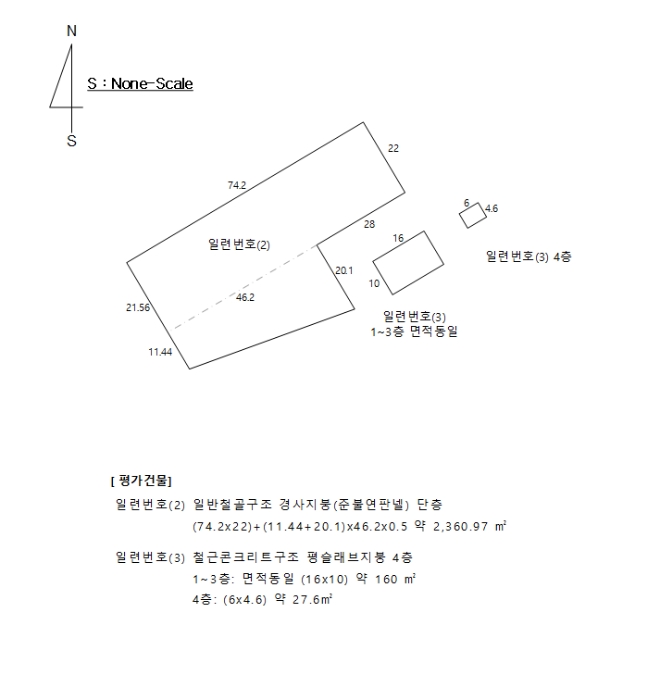 지적 및 건물개황도