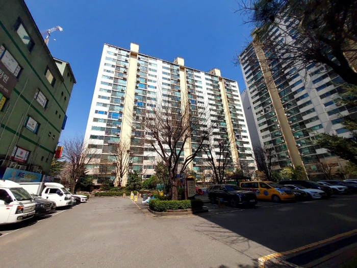 광복현대아파트 101동 및 단지전경