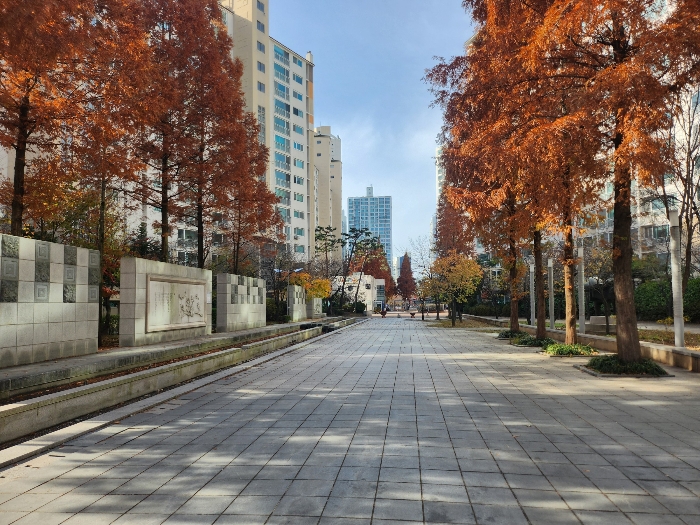 단지 주위 전경