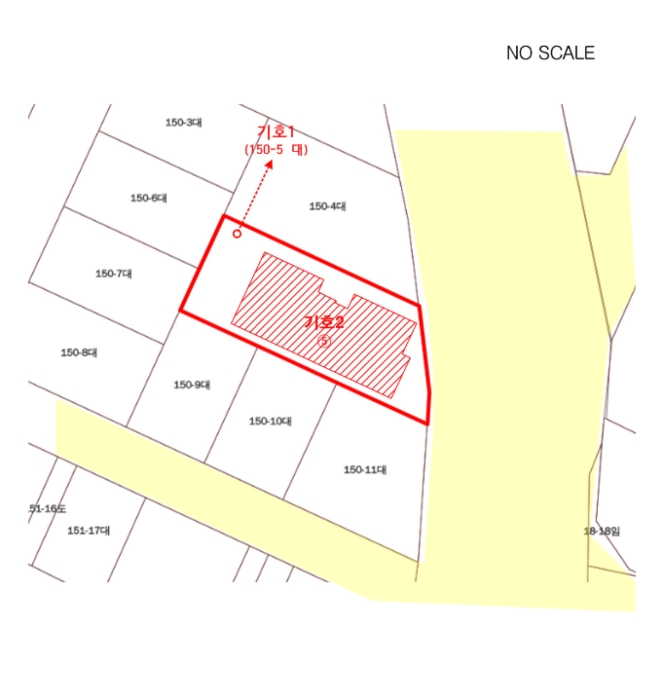 지적 및 건물개황도