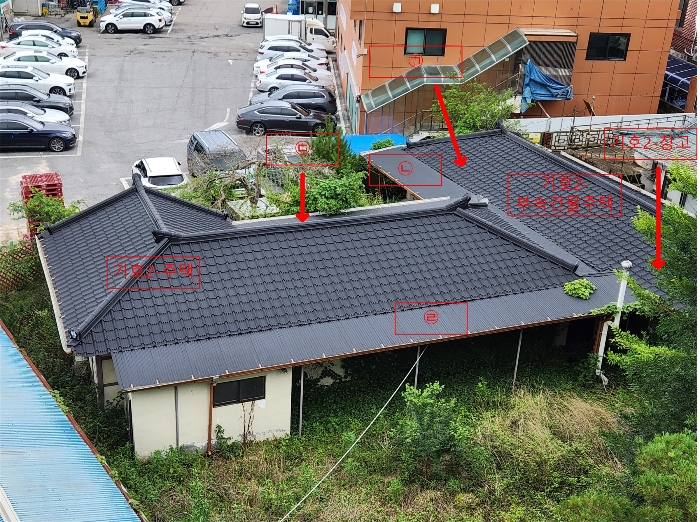 본 건(북동측에서 촬영)