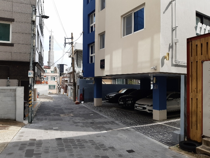 서측 도로부분 전경