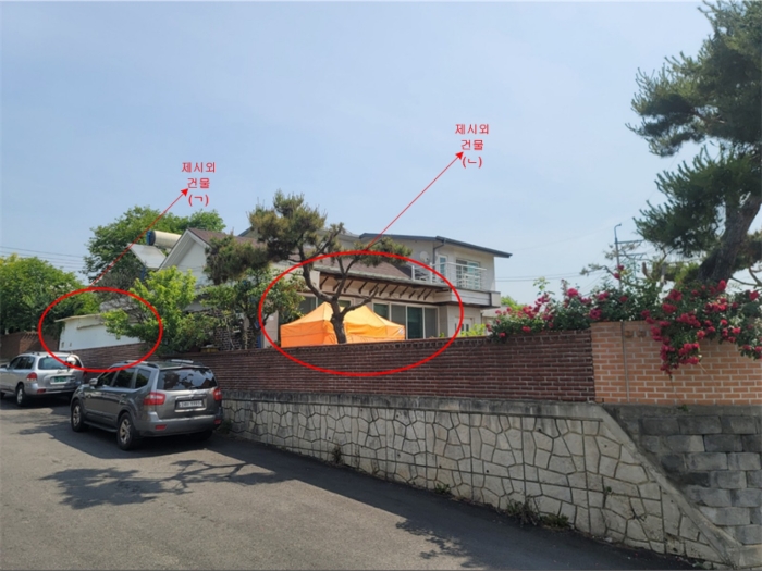 제시외 물건 (ㄱ), (ㄴ)