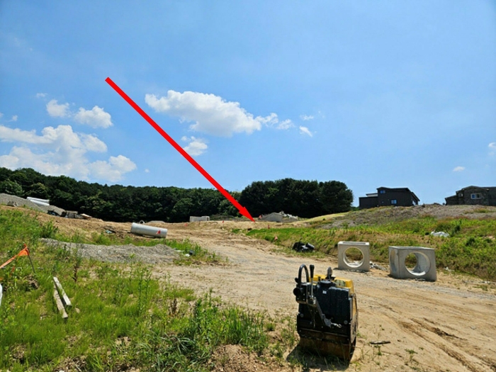 기호(1-4) 토지 주위 전경 - 본건 북측에서 촬영