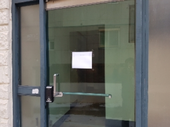 제시부동산 목록1번
1층출입문 알림고시