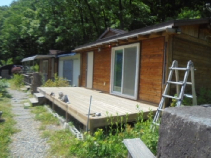 목적물 4번에 이동식 농막 2동, 창고