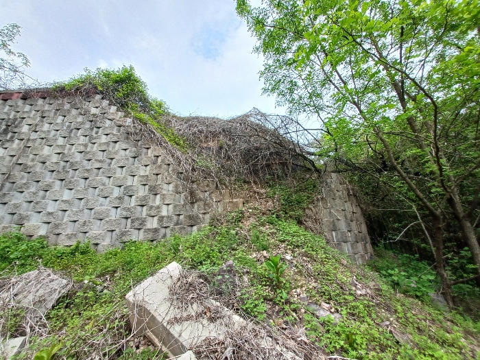 기호(1) 일부 옹벽 등(붕괴된 상태)