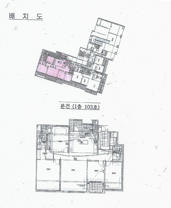 지적 및 건물개황도