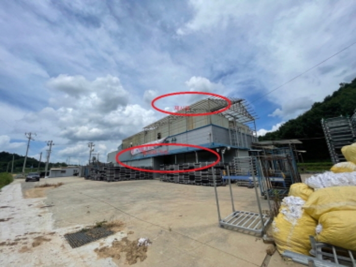 제시외 시설물 전경