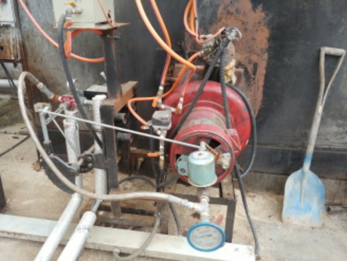 스팀보일러(버너) 모습