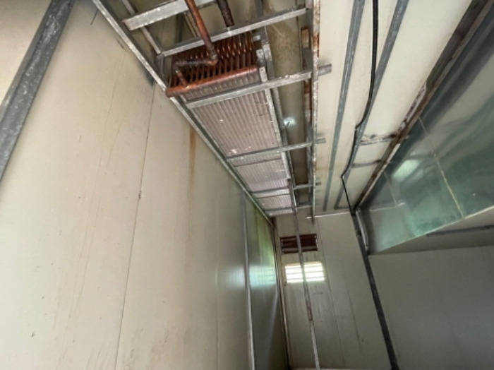 2층 소재 건조설비 (라디에이터)