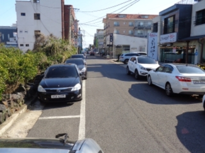 본건 부동산 인접 도로 전경