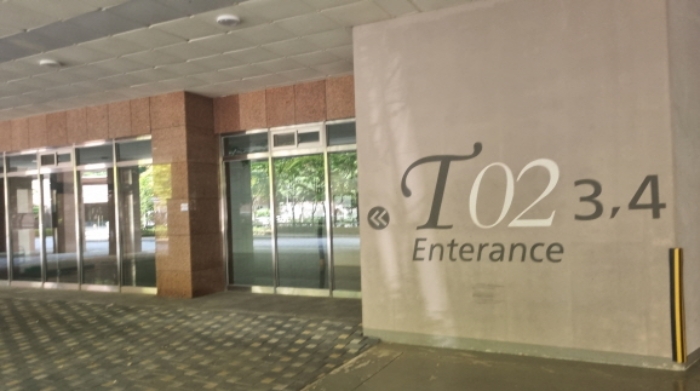 티02동 3호, 4호라인 공동출입구