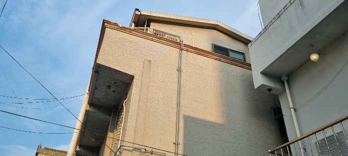 후면도로 2층, 3층(경량철골조) 전경