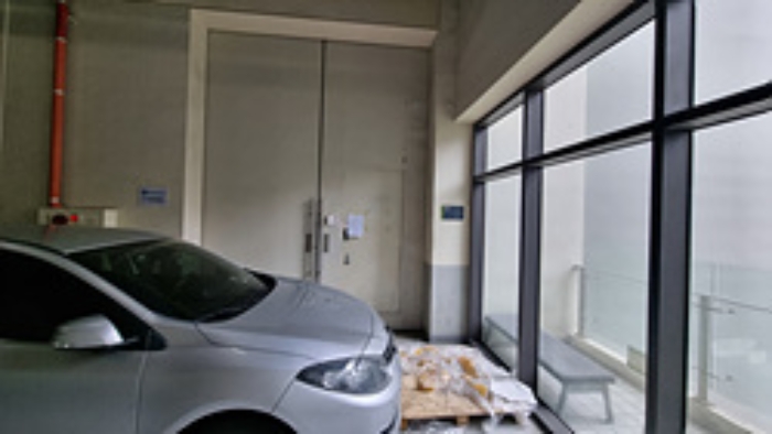 임의 구분한 208-1호실 사업장 입구 모습