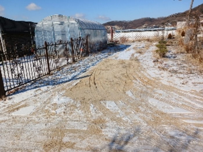 목록3 전경(제시외 비닐하우스 1동)