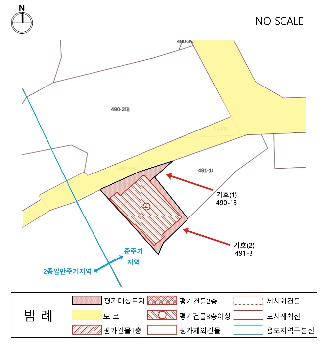 지 적 및 건 물 개 황 도