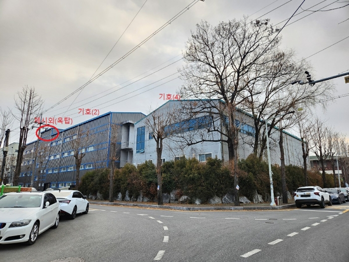 【본건 및 석축 등-북동측에서촬영】