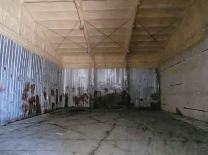 물건4번, 단층 미역가공시설은 대형 냉장실 1동 전경