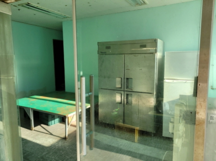 물건5번, 2층 공장 1층 내부 전경도.