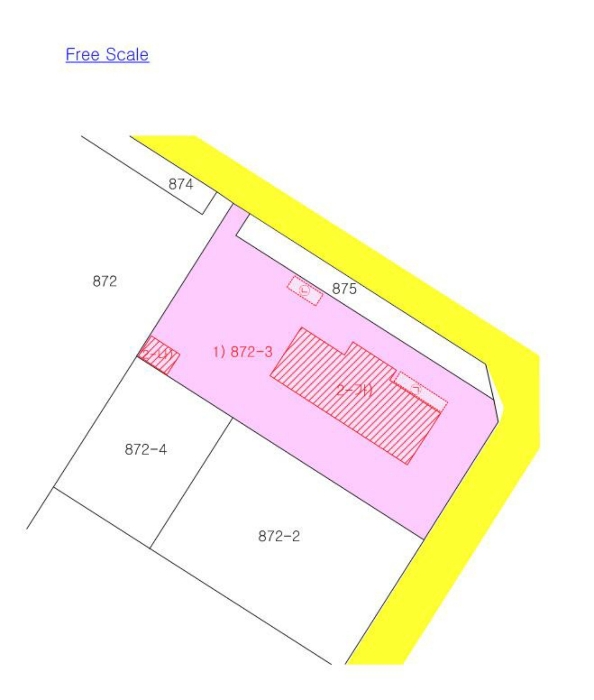 지적 및 건물개황도