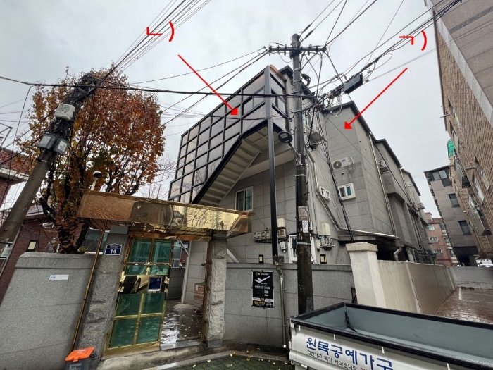 제시외건물 ㄱ),ㄴ) 전경