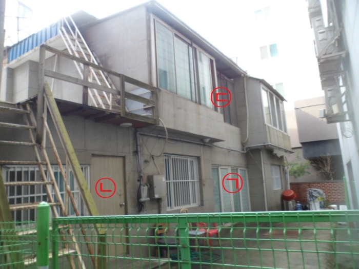 대상물건, 제시외건물㉠㉡㉢