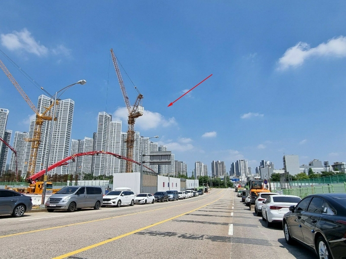 단지 주위 전경