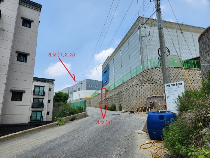 【진입도로-기호(9)】