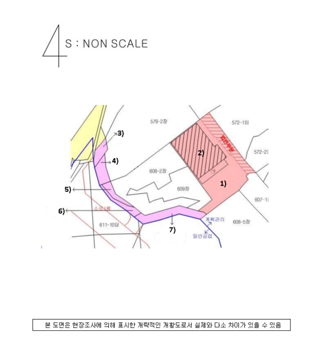 지적 및 건물개황도