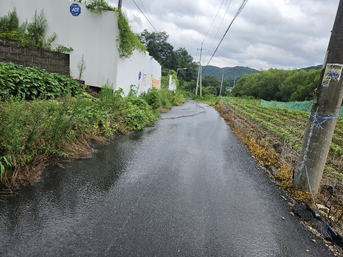남서측 접면 도로