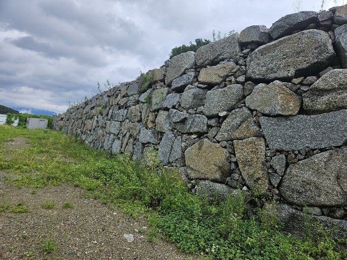 축대 조성 부분
