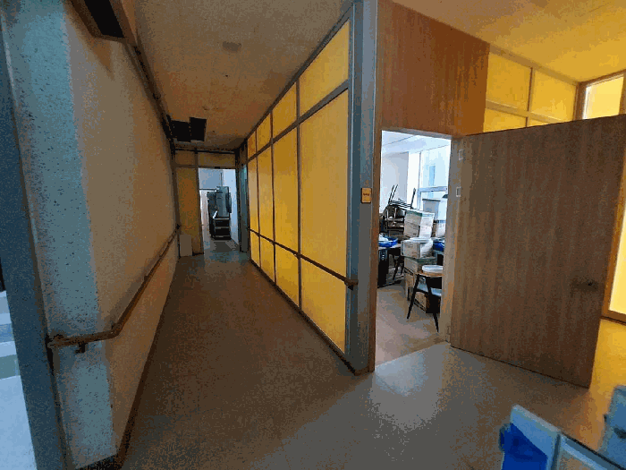 기호(1,2,3):2층 215,216,217호 주변 복도