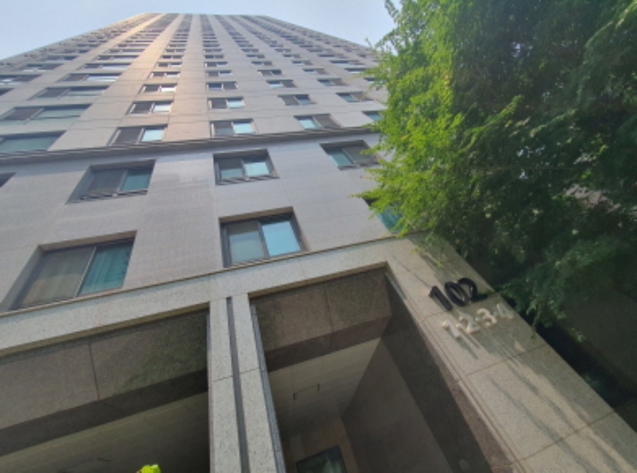 위례 지웰푸르지오 102동 모습