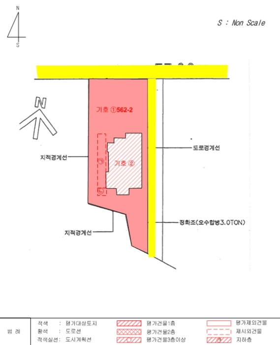 지 적 및 건 물 개 황 도