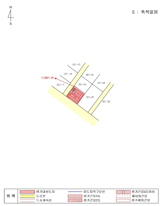 지적 및 건물개황도